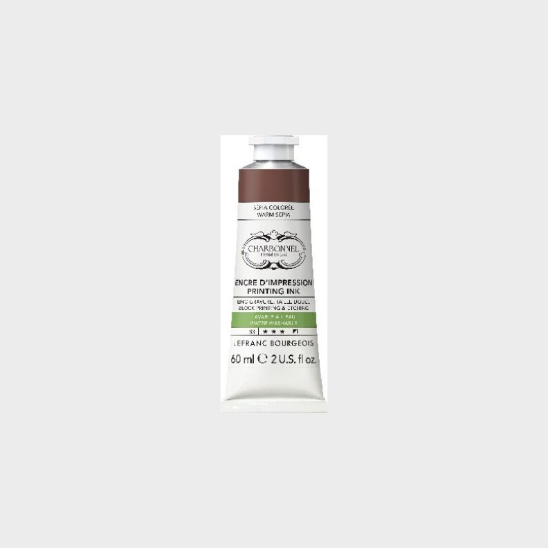 Charbonnel - Printing Ink - Warm Sepia 60 Ml