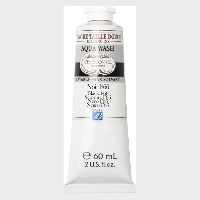 Charbonnel - Printing Ink Blk - Sort F66 60 Ml