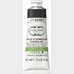 Charbonnel - Printing Ink Blk - Sort 60 Ml