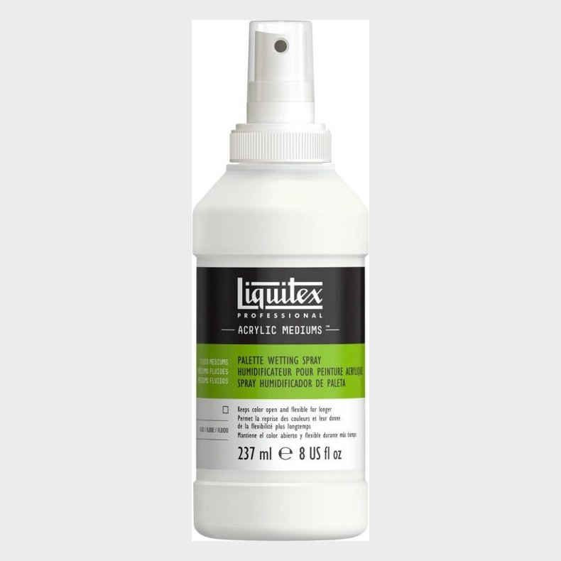 Liquitex - Palette Wetting Spray Fluid Akryl Medium 237 Ml