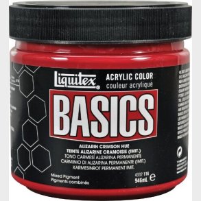 Liquitex - Basics Akrylmaling - Alizarin Crimson Hue Permanent 946 Ml