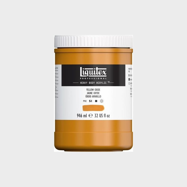 Liquitex - Basics Akrylmaling - Yellow Oxide 946 Ml