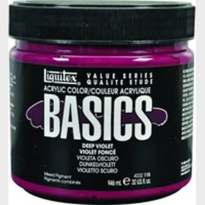 Liquitex - Basics Akrylmaling - Deep Violet 946 Ml