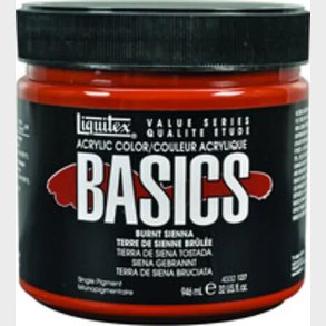 Liquitex - Basics Akrylmaling - Burnt Sienna 946 Ml