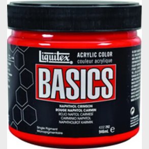 Liquitex - Basics Akrylmaling - Napthol Crimson 946 Ml