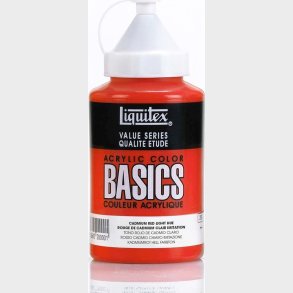 Liquitex - Basics Akrylmaling - Cadmium Red Light 400 Ml