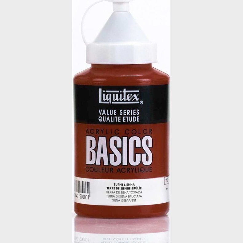 Liquitex - Basics Akrylmaling - Burnt Sienna 400 Ml