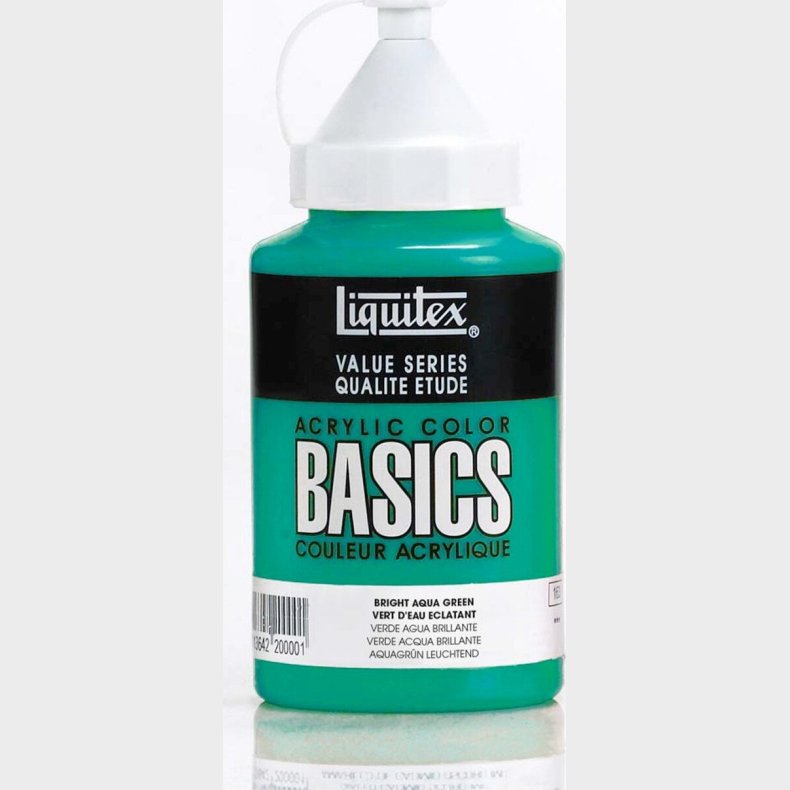 Liquitex - Basics Akrylmaling - Bright Aqua Green 400 Ml