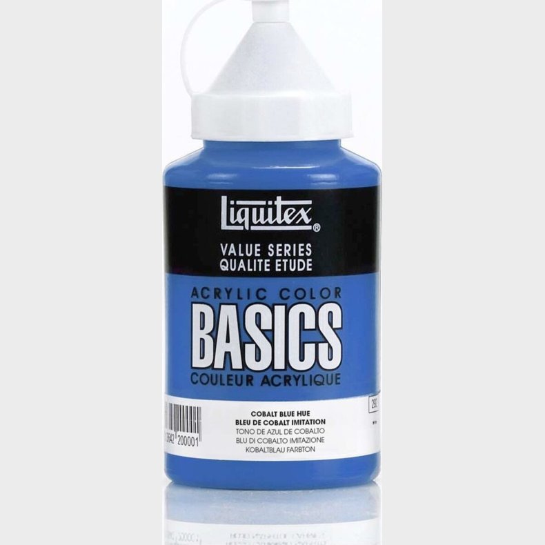 Liquitex - Basics Akrylmaling - Cobalt Blue Hue 400 Ml