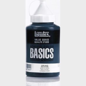 Liquitex - Basics Akrylmaling - Ivory Black 400 Ml