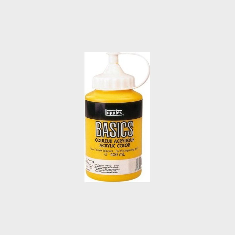 Liquitex - Basics Akrylmaling - Cadmium Yellow Deep 400 Ml