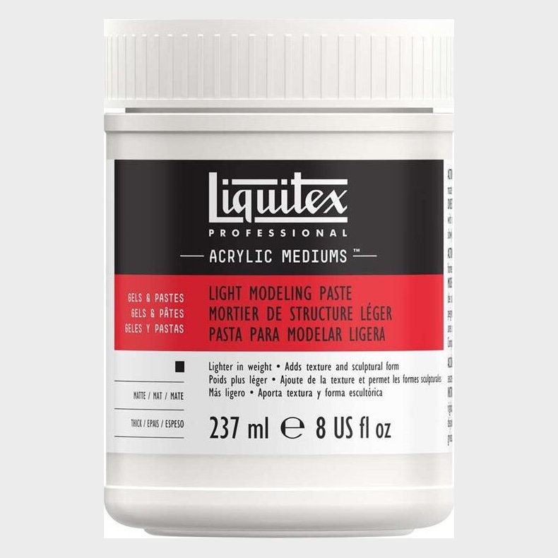 Liquitex - Light Modeling Paste - Modelleringspasta Akryl Medium 237 Ml