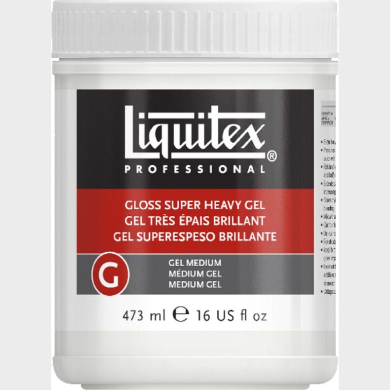 Liquitex - Gloss Super Heavy Gel Medium 473 Ml