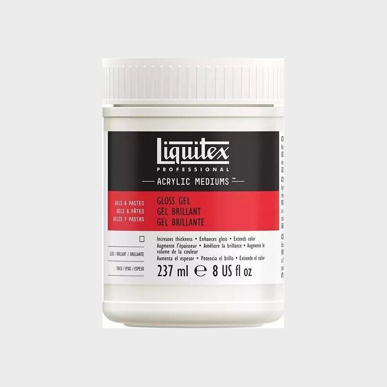 Liquitex - Gloss Gel - Klar Gel Medium 200 Ml