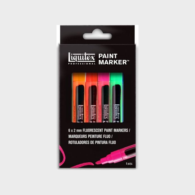 Liquitex - Paint Marker Tusser - 6 Farver