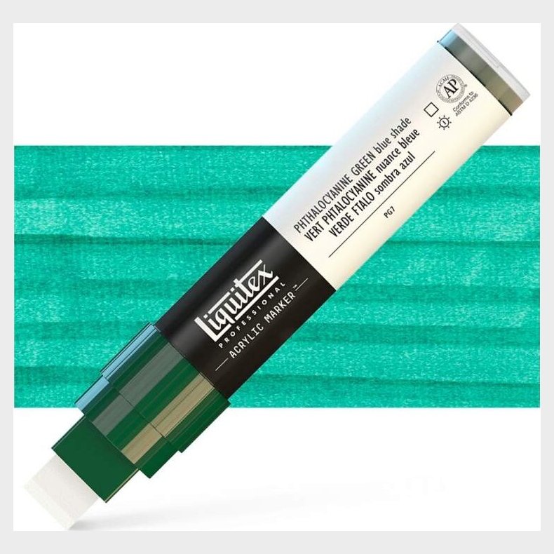 Liquitex - Paint Marker Wide Tusch - Phthalocyanin Green - Blue Shade