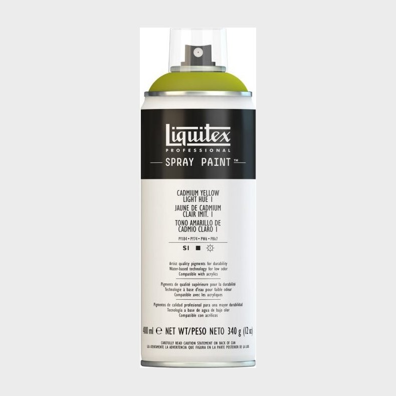 Liquitex - Spraymaling - Cadmium Yellow Light Hue 400 Ml