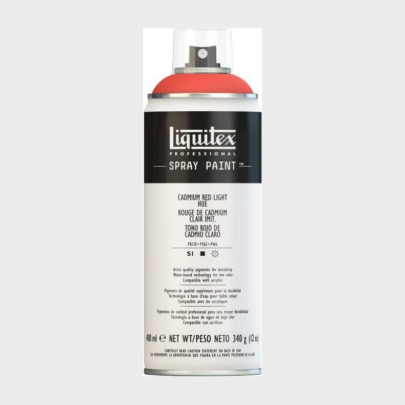 Liquitex - Spraymaling - Cadmium Red Light Hue 400 Ml