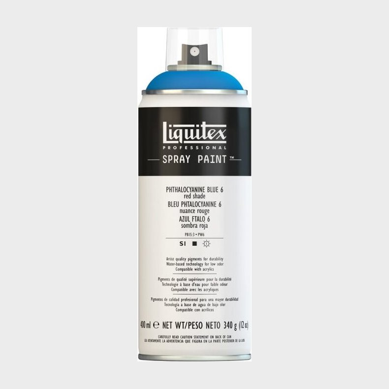 Liquitex - Spraymaling - Phthalo Blue 6 - Red Shade 400 Ml