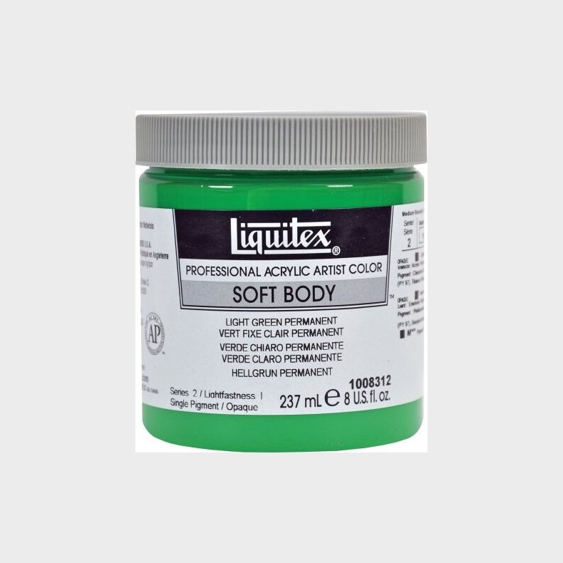 Liquitex - Soft Body Akrylmaling - Lysegrn 237 Ml