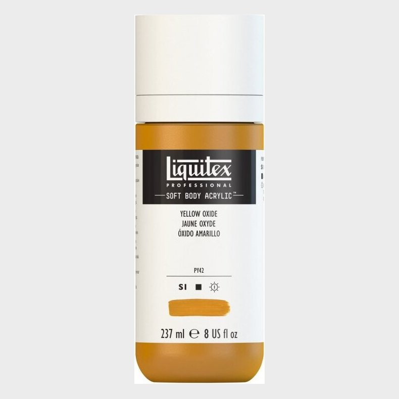 Liquitex - Soft Body Akrylmaling - Yellow Oxide 237 Ml