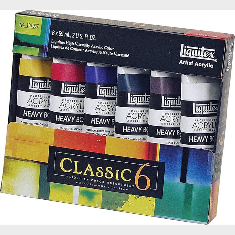 Liquitex - Akrylmaling St - Heavy Body Classic 6 - 6x59 Ml