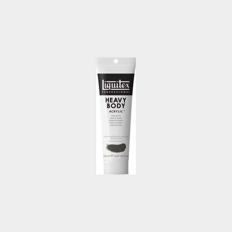 Liquitex - Heavy Body Akrylmaling - Ivory Black 138 Ml Ivory Black 244 - 1047244