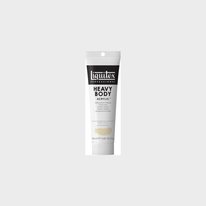 Liquitex - Heavy Body Akrylmaling - Unbleached Titanium - 138 Ml