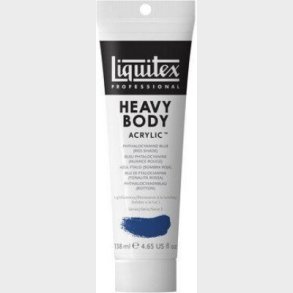 Liquitex - Akrylmaling - Heavy Body - Phthalocyanine Blue - Red Shade 138 Ml