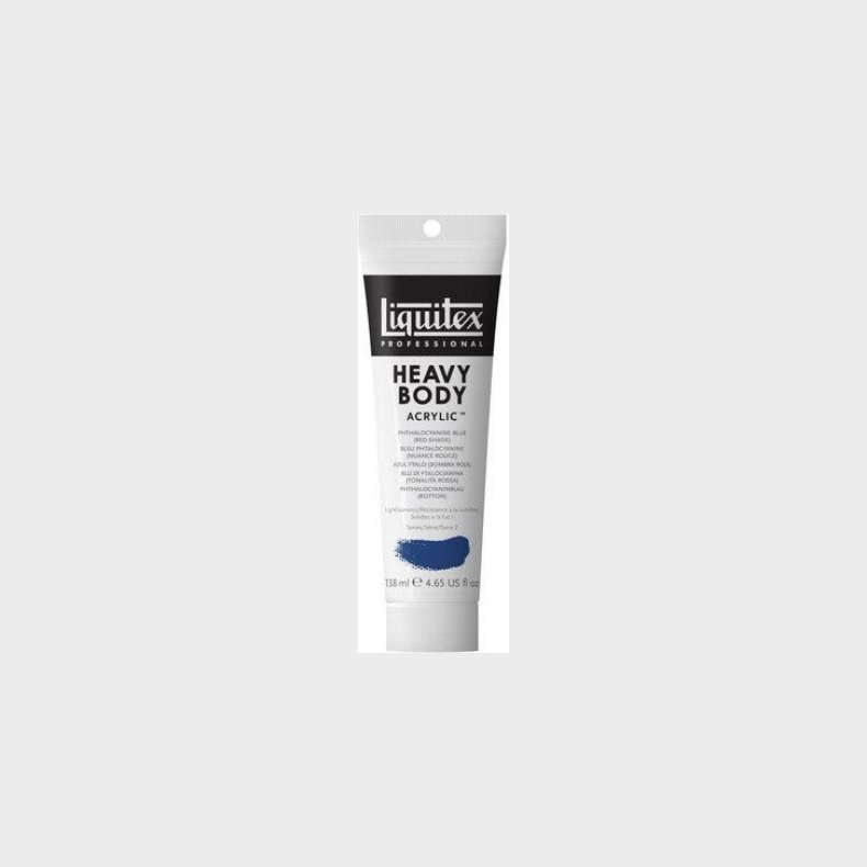 Liquitex - Akrylmaling - Heavy Body - Phthalocyanine Blue - Red Shade 138 Ml