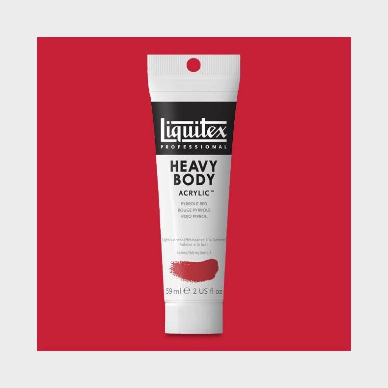 Liquitex - Akrylmaling - Heavy Body - Pyrrole Red 138 Ml