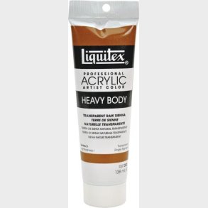 Liquitex - Heavy Body Akrylmaling - Transparent Raw Sienna 138 Ml