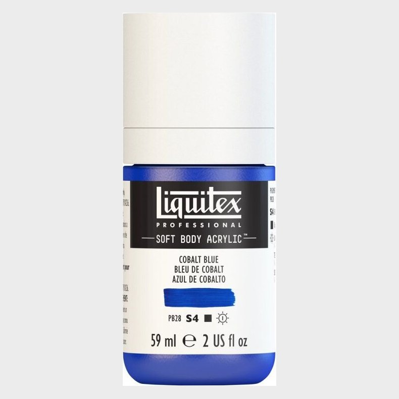 Liquitex - Akrylmaling - Soft Body - Cobalt Blue 946 Ml