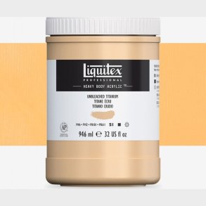 Liquitex - Akrylmaling - Heavy Body - Unbleached Titanium 946 Ml