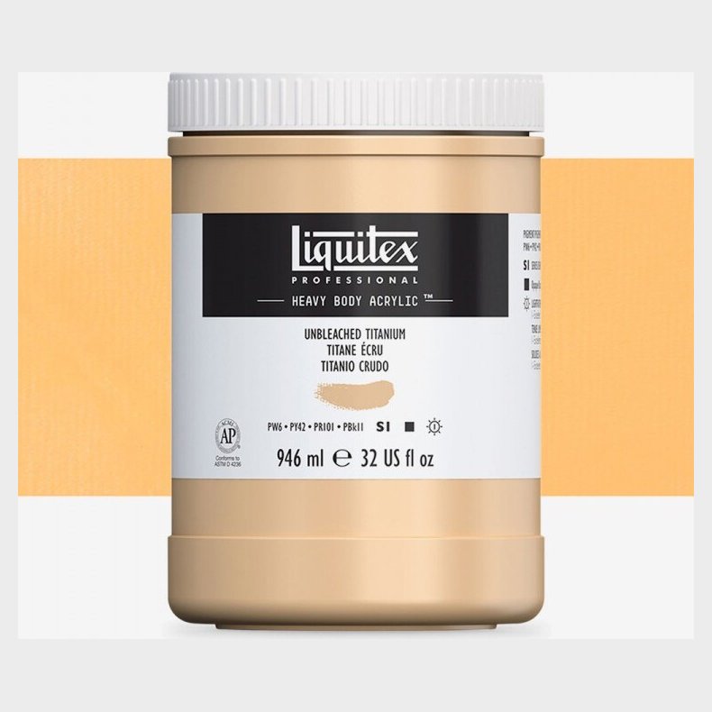 Liquitex - Akrylmaling - Heavy Body - Unbleached Titanium 946 Ml