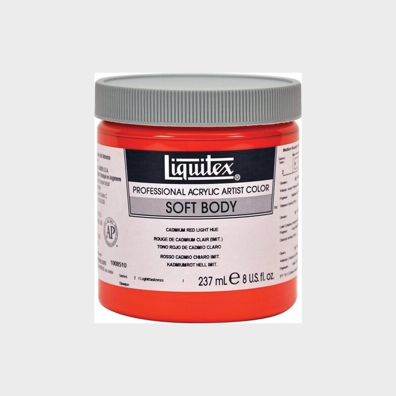 Liquitex - Soft Body 237 Ml - Cadmium Red Light Hue 510