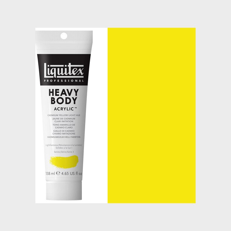 Liquitex - Akrylmaling - Heavy Body - Cadmium Yellow Light Hue 138 Ml