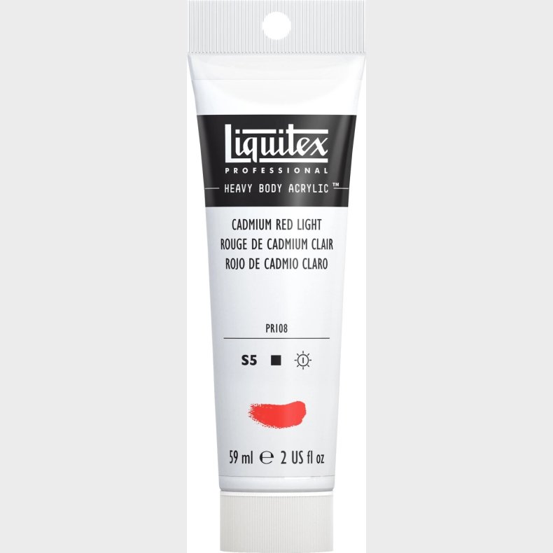 Liquitex - Akrylmaling - Heavy Body - Cadmium Red Light 59 Ml