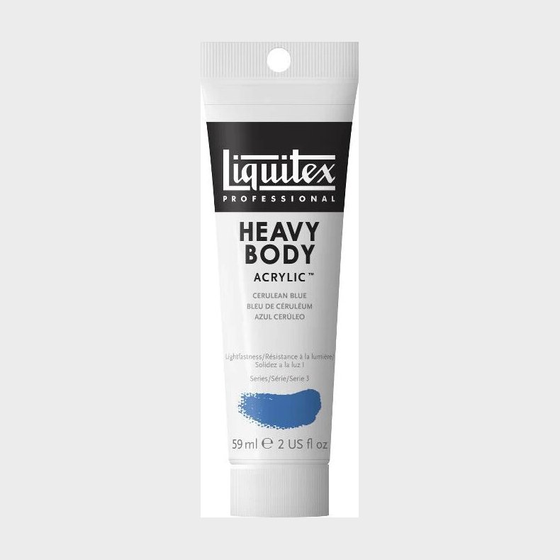 Liquitex - Akrylmaling - Heavy Body - Cerulean Blue 59 Ml