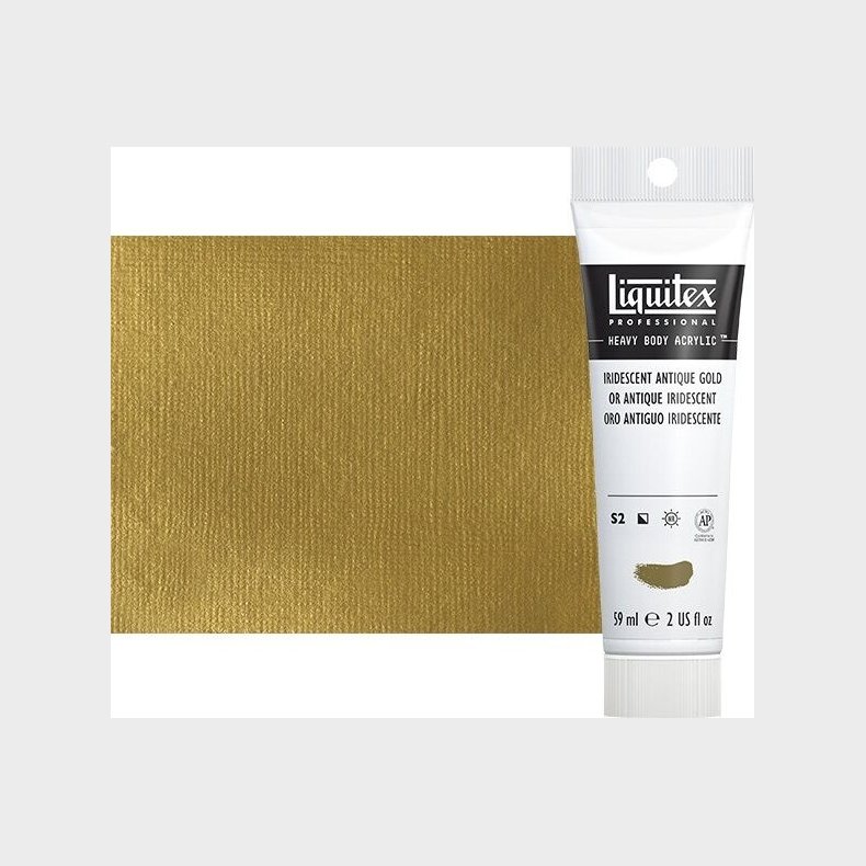 Liquitex - Heavy Body Akrylmaling - Iridescent Antique Gold 59 Ml