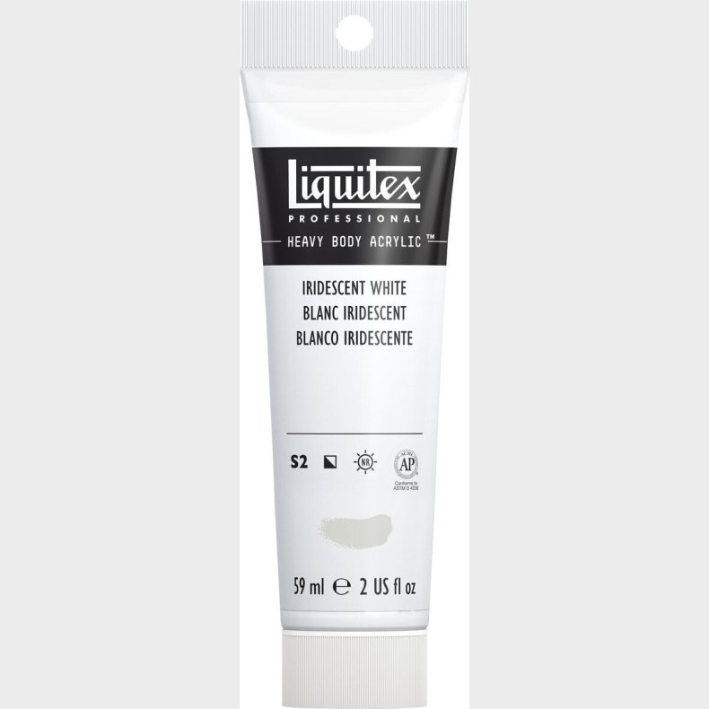 Liquitex - Heavy Body Akrylmaling - Iridescent Rich White 59 Ml