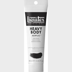 Liquitex - Akrylmaling - Heavy Body - Ivory Black 59 Ml