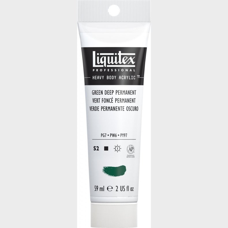 Liquitex - Akrylmaling - Heavy Body - Green Deep Permanent 59 Ml