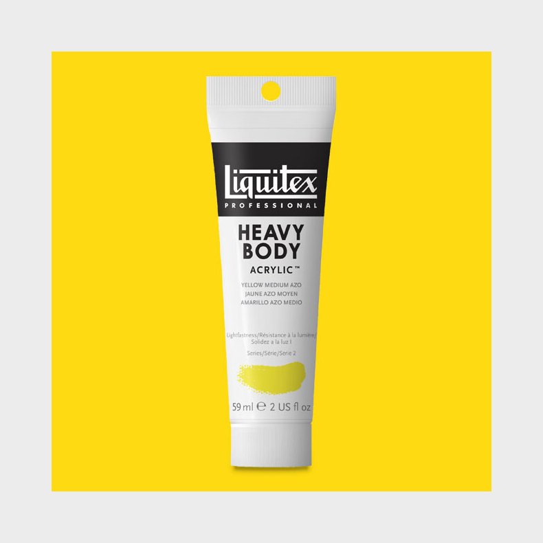 Liquitex - Akrylmaling - Heavy Body - Yellow Medium Azo 59 Ml