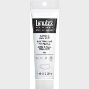 Liquitex - Heavy Body Akrylmaling - Transparent Mixing White 59 Ml