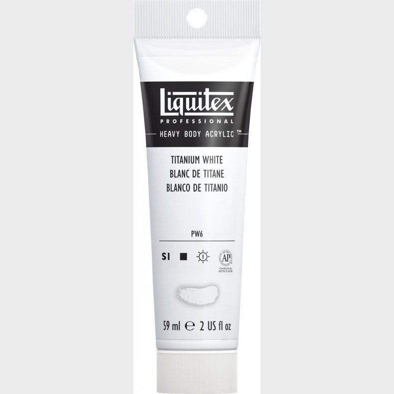 Liquitex - Akrylmaling - Heavy Body - Titanium White 59 Ml