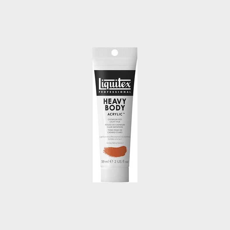 Liquitex - Akrylmaling - Heavy Body - Cadmium Red Light Hue 59 Ml