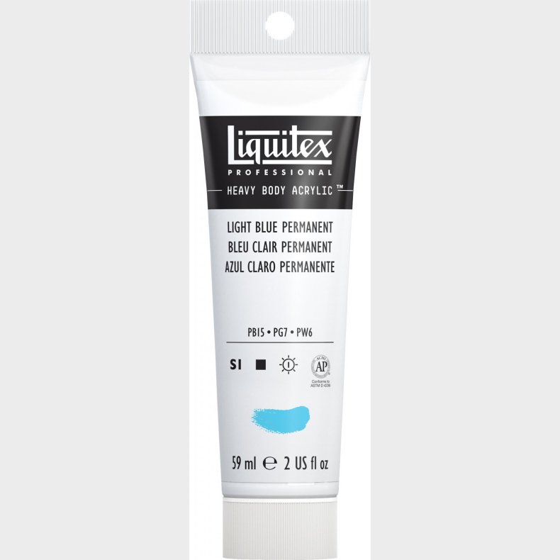 Liquitex - Akrylmaling - Heavy Body - Light Blue Permanent 59 Ml
