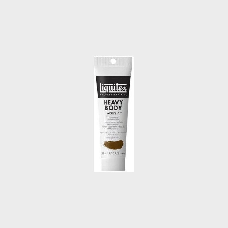 Liquitex - Heavy Body Akrylmaling - Transparent Burnt Umber 59 Ml