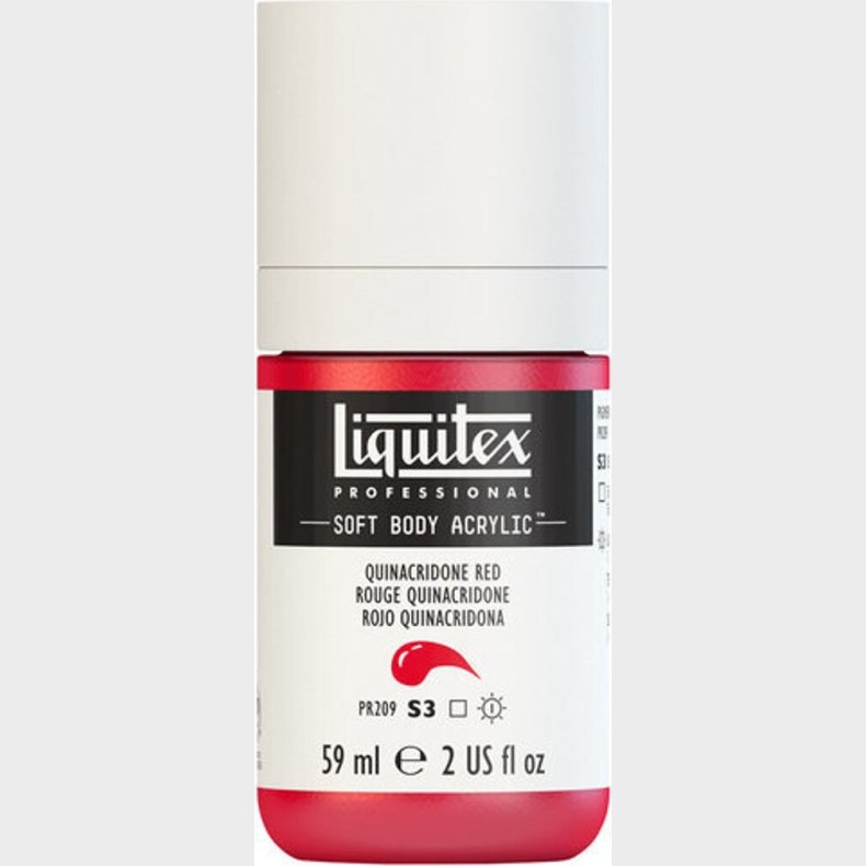 Liquitex - Akrylmaling - Soft Body - Quinacridone Red 59 Ml